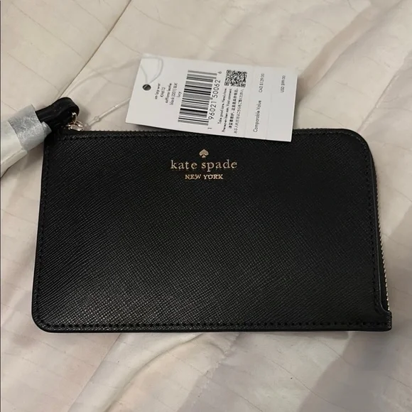 Kate Spade Black Wristlet-NWT - Picture 4 of 11